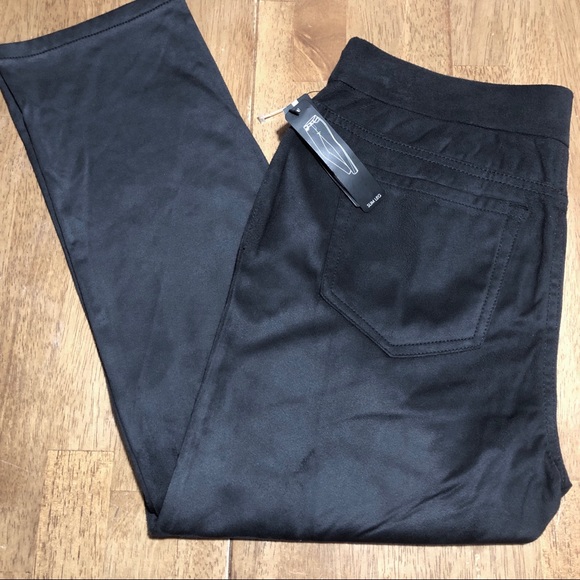 New Directions NWT Women Pull On Pants Charcoal 4P - Picture 3 of 8